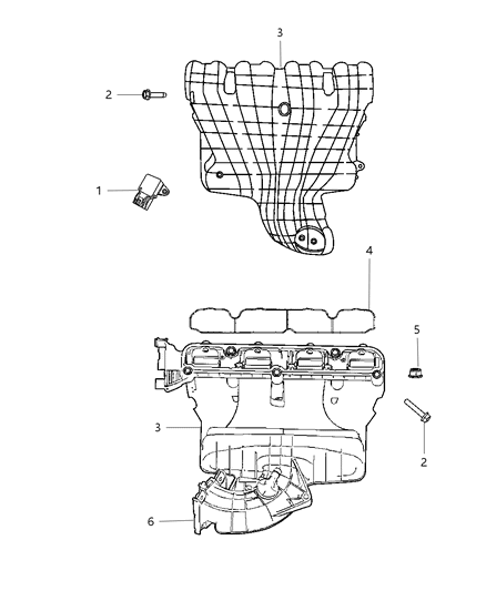 2014 Dodge Avenger Intake Manifold Diagram 2 - Thumbnail