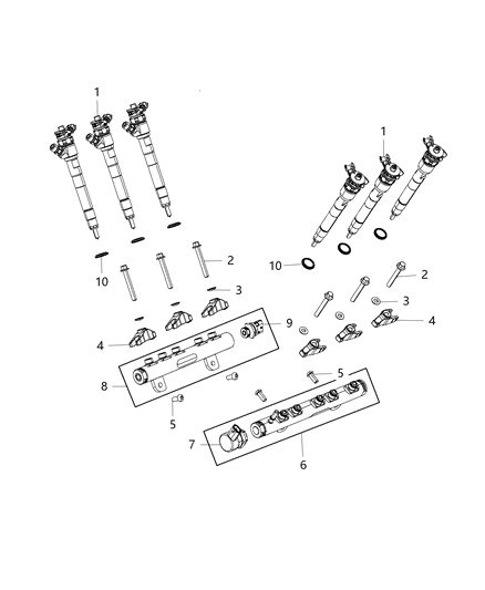 2012 Jeep Grand Cherokee Fuel Rail Diagram 1 - Thumbnail