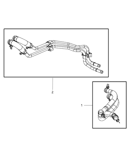 2012 Jeep Wrangler Heater Plumbing Diagram 1 - Thumbnail