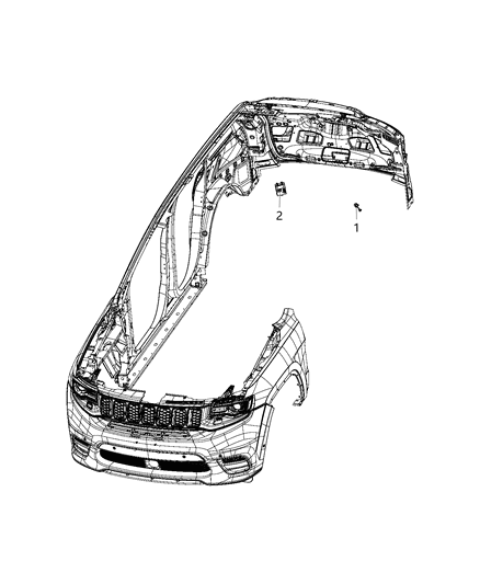 2021 Dodge Durango Modules, Body Diagram 15 - Thumbnail