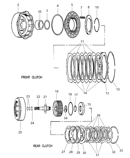 2001 Dodge Durango Clutch Diagram 2 - Thumbnail
