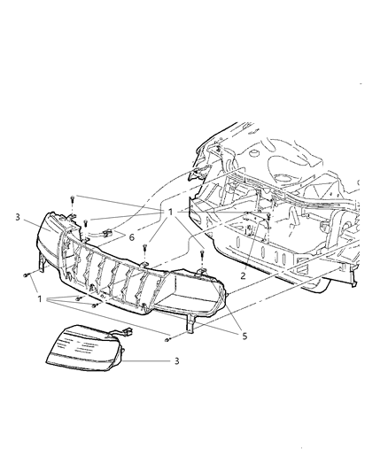 2002 Jeep Grand Cherokee Lamp Headlamp Parking And Turn Diagram for 55155553AE