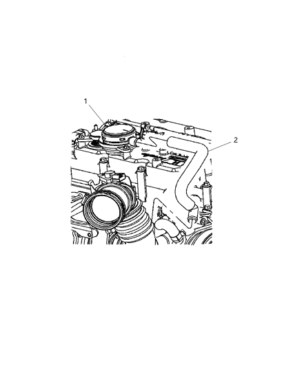 2006 Jeep Liberty Crankcase Ventilation Diagram 1 - Thumbnail