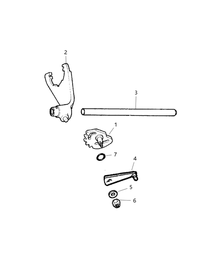 2003 Jeep Grand Cherokee Fork & Rail Diagram 2 - Thumbnail