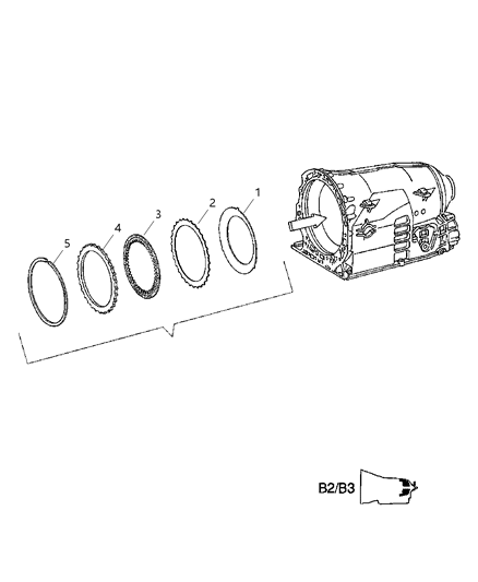 2009 Dodge Sprinter 3500 B2/B3 Clutch Diagram 2 - Thumbnail