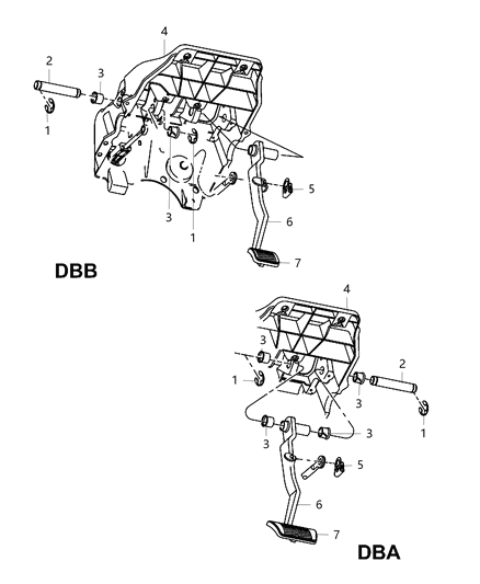 2014 Ram 5500 Brake Pedals Diagram 2 - Thumbnail