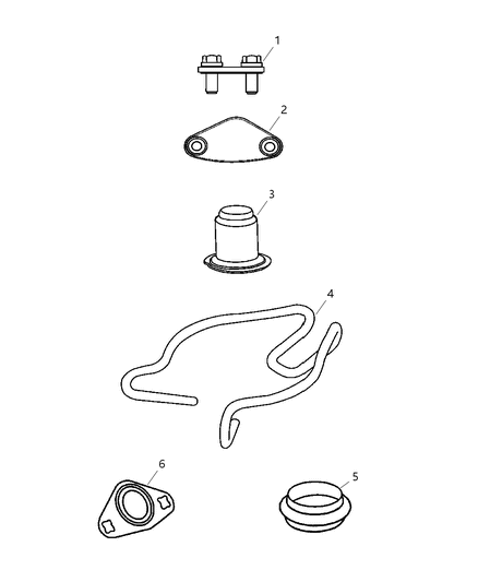 2007 Dodge Ram 3500 Pickup EGR System Diagram 2 - Thumbnail