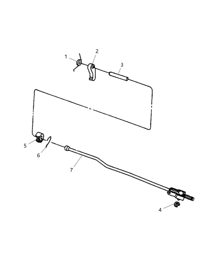 2000 Dodge Ram 2500 Regular Cab Parking Sprag Diagram 1 - Thumbnail