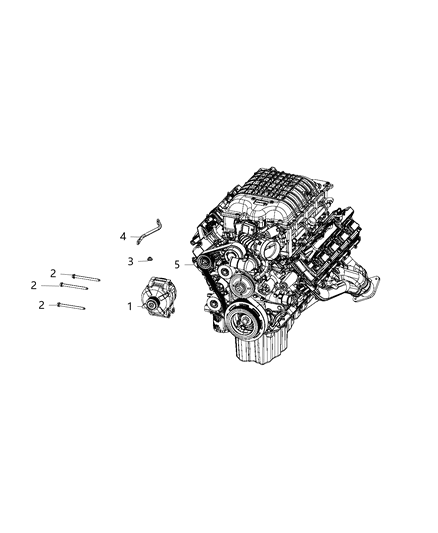 2019 Jeep Grand Cherokee Parts, Generator/Alternator & Related Diagram 3 - Thumbnail