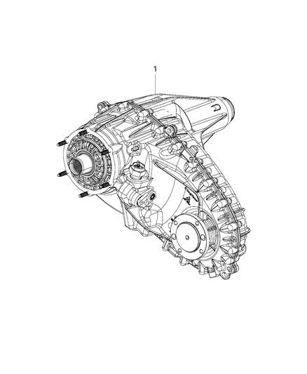 2014 Ram 2500 Transfer Case Assembly & Identification Diagram 2 - Thumbnail