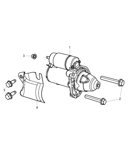 2015 Dodge Durango Starter Diagram 1 - Thumbnail