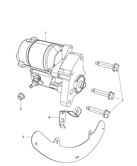 2014 Dodge Challenger Starter & Related Parts Diagram 2 - Thumbnail