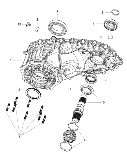 2020 Ram 3500 Cab Chassis Front Case & Related Parts Diagram 3 - Thumbnail