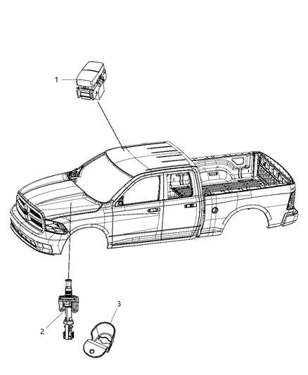2010 Dodge Ram 3500 Cab Chassis Switches Body Diagram