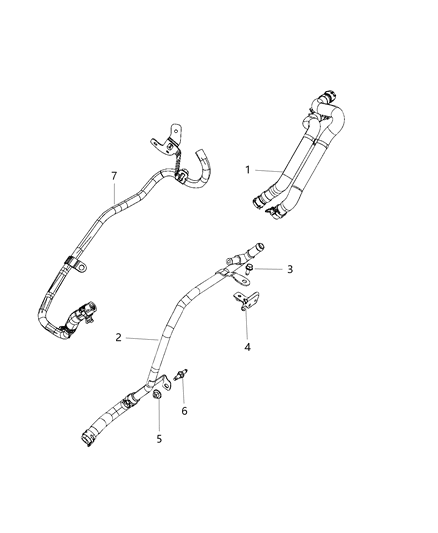 2020 Chrysler Voyager Heater Plumbing Diagram 1 - Thumbnail