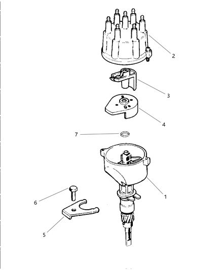 1998 Jeep Grand Cherokee Distributor Diagram 2 - Thumbnail
