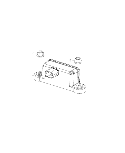 2020 Chrysler 300 Sensors - Body Diagram 8 - Thumbnail