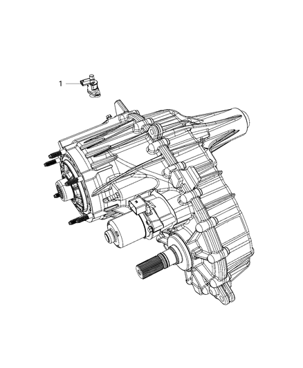 2020 Ram 1500 New Style Sensors - Transmission Diagram