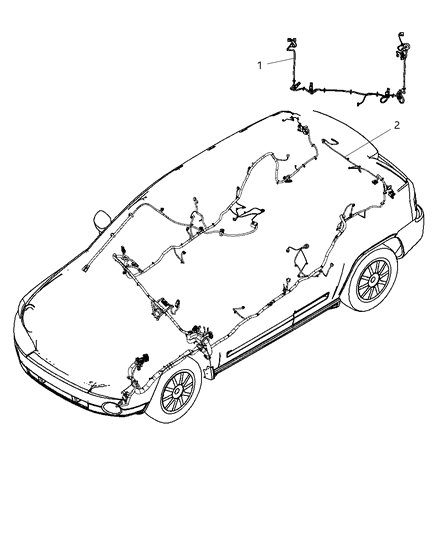 2015 Jeep Compass Wiring Chassis & Underbody Diagram