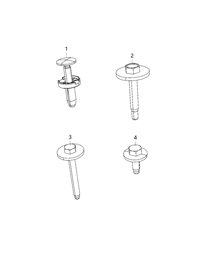 2020 Ram 1500 New Style Parts, Headlamp Service Diagram 1 - Thumbnail