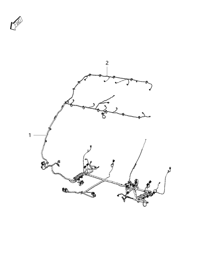 2020 Ram ProMaster 2500 Wiring - Body Diagram 1 - Thumbnail