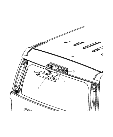 2010 Dodge Nitro Rear Washer System Diagram