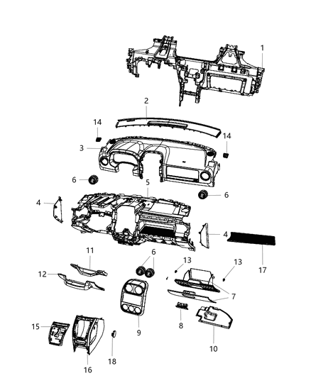 2009 Jeep Patriot Shift Indicator Diagram for 1JM521Z0AC