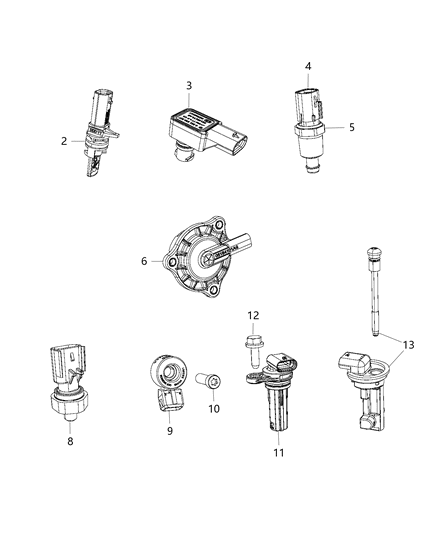 2017 Ram ProMaster 3500 Sensors, Engine Diagram 2 - Thumbnail