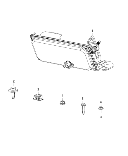 2021 Ram 1500 Modules, Body Diagram 14 - Thumbnail
