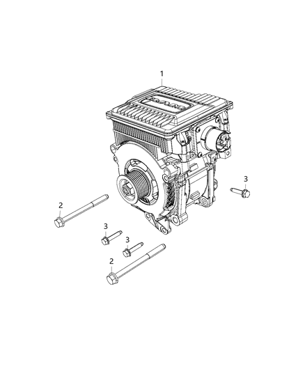 2020 Ram 1500 New Style Generator/Alternator & Related Parts Diagram 1 - Thumbnail