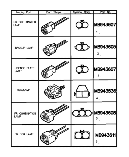 2002 Dodge Stratus Strap Tie Diagram for 4856502