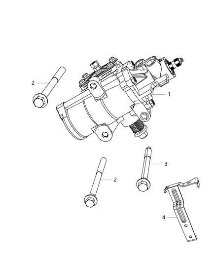 2016 Ram 3500 Pickup Steering Gear Box Diagram
