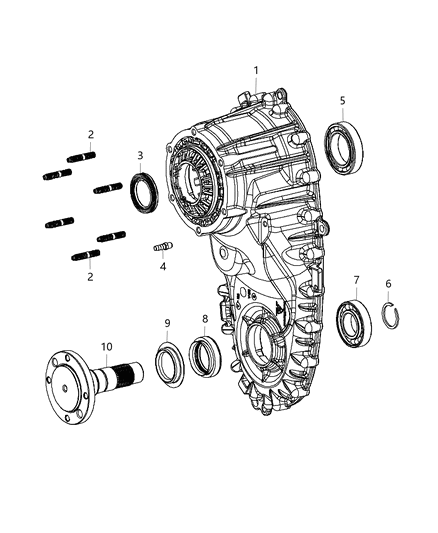 2013 Ram 4500 Front Case Half Diagram 1 - Thumbnail