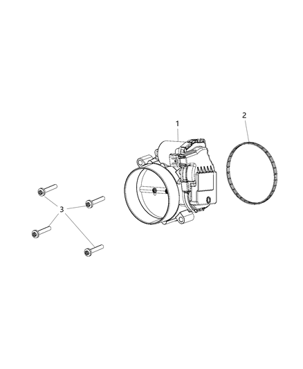 2017 Dodge Challenger Throttle Body Diagram 2 - Thumbnail