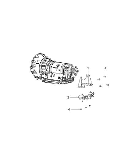 2020 Ram 1500 New Style Mounting Support Diagram 5 - Thumbnail