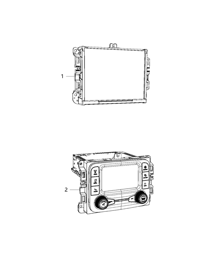 2014 Ram 3500 Pickup Radios Diagram