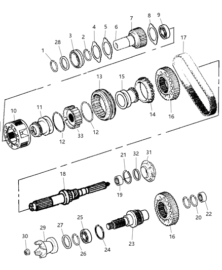 2009 Dodge Ram 3500 Cab Chassis Gear Train Diagram 2 - Thumbnail
