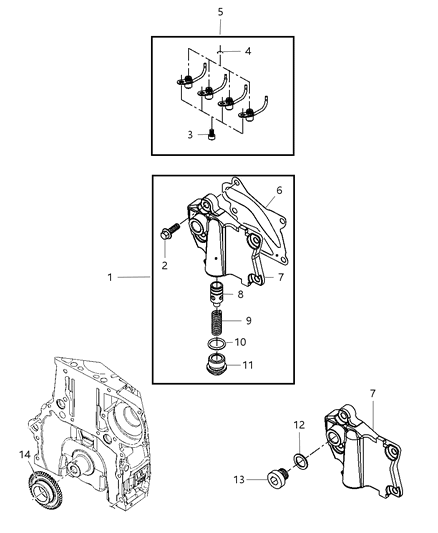 2011 Jeep Liberty Engine Oil Pump Diagram 1 - Thumbnail