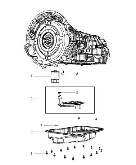 2008 Jeep Commander Oil Filler Diagram 1 - Thumbnail