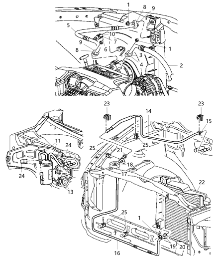 2008 Dodge Ram 1500 A/C Plumbing Diagram 2 - Thumbnail