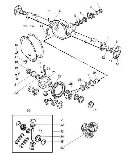 2003 Dodge Ram Van Screw Flat Head .437-20X1.12 Diagram for 6035254
