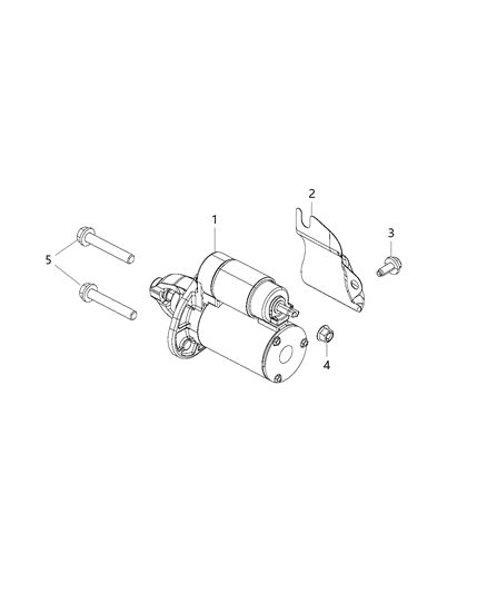 2015 Chrysler 300 Starter & Related Parts Diagram 1 - Thumbnail