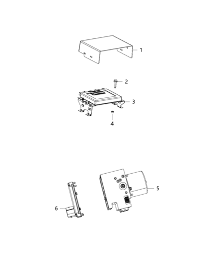 2018 Ram 2500 Module, Brakes And Suspension Diagram
