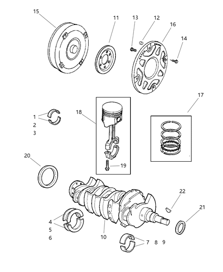 1998 Dodge Neon Converter Package Torque Diagram for 4796384AB