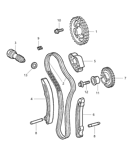 2009 Chrysler PT Cruiser Timing System Diagram 2 - Thumbnail