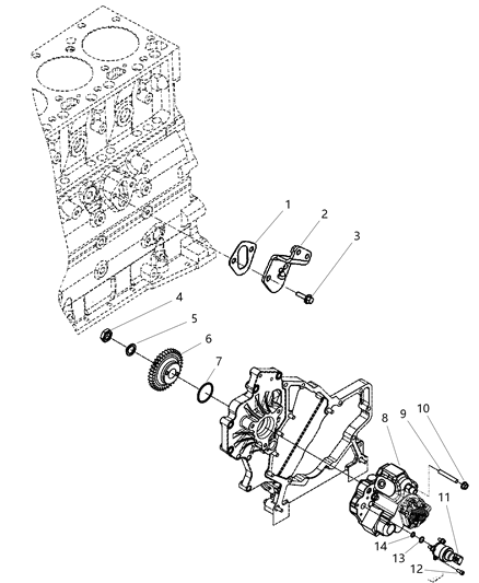 2007 Dodge Ram 3500 Cab Chassis Fuel Injection Pump Diagram