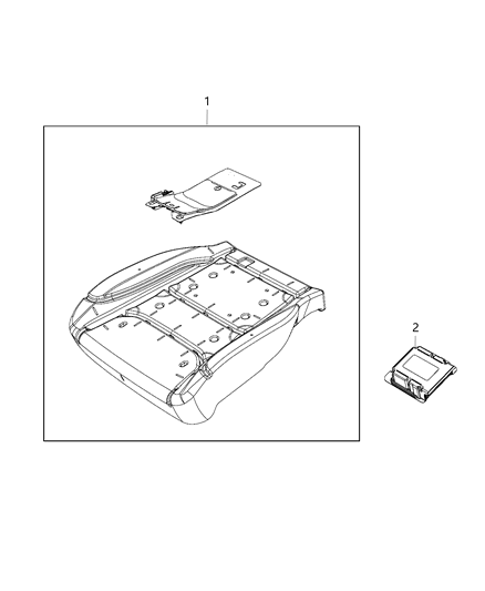 2019 Ram 1500 New Style Modules, Air Bag And Occupant Classification Diagram
