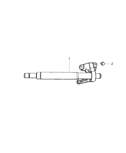 2020 Dodge Journey Front Axle Shafts Diagram 2 - Thumbnail