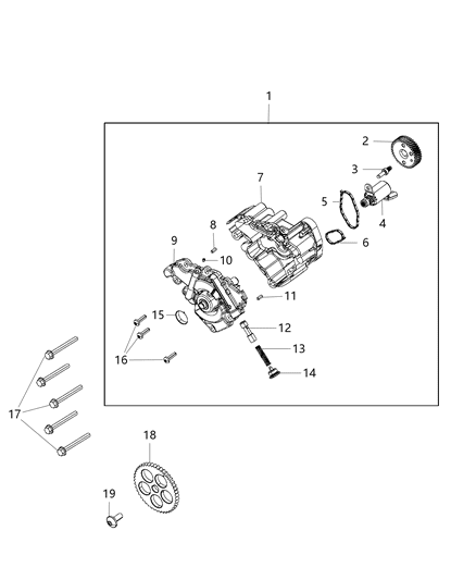 2020 Jeep Wrangler Engine Oil Pump Diagram 2 - Thumbnail