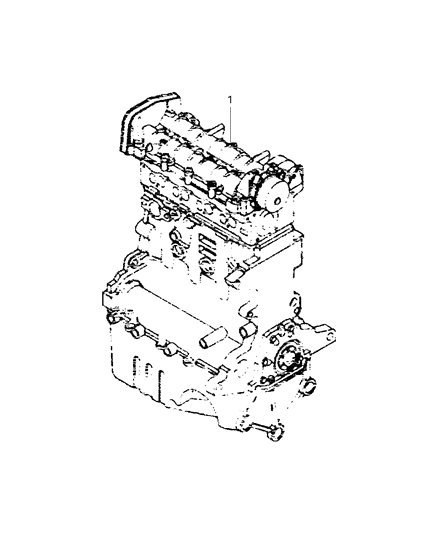 2011 Dodge Journey Engine Assembly & Service Diagram 1 - Thumbnail